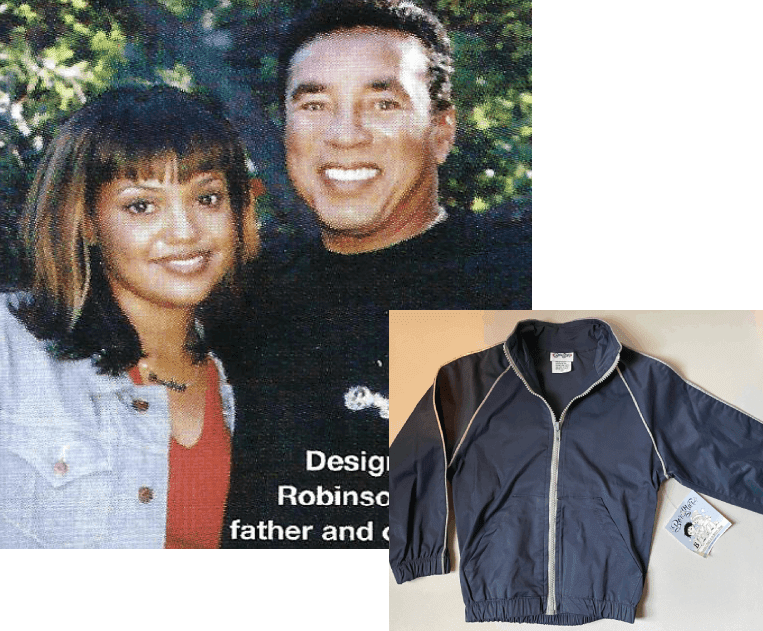 Designer Tamla robinson and her father and her co-owner, smokey robinson